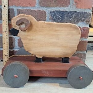 Wooden Primative Sheep